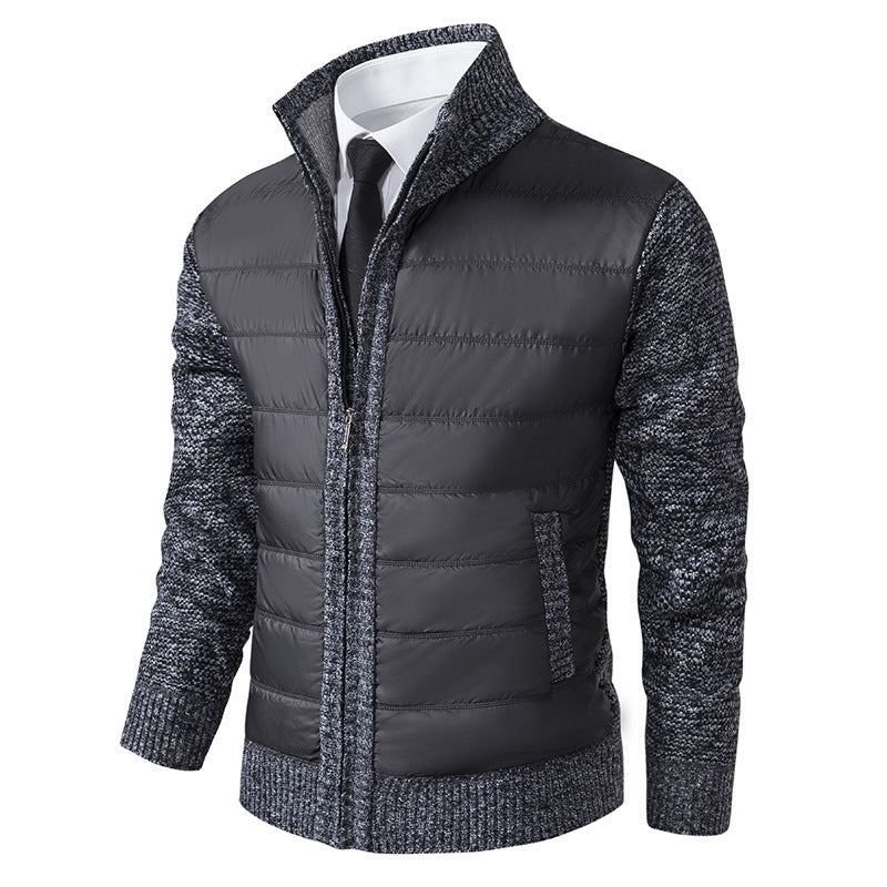 Herren sportive Kapuzenjacke mit strukturiertem Material und eleganten Details R&B