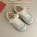 Damen Modische Sneaker mit floralen Akzenten und luxuriösem Spitzen-Design R&B