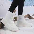 Damen Sportliche Winterstiefel mit isolierender Fütterung und rutschfester Sohle