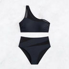 Damen Einseitiger Bikini mit sportlichem Design R&B