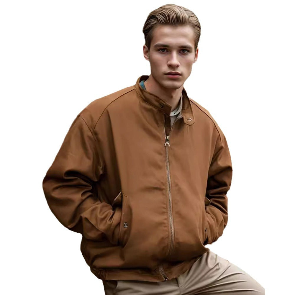 Herren lässige Outdoor-Jacke mit praktischen Taschen und atmungsaktivem Innenfutter R&B