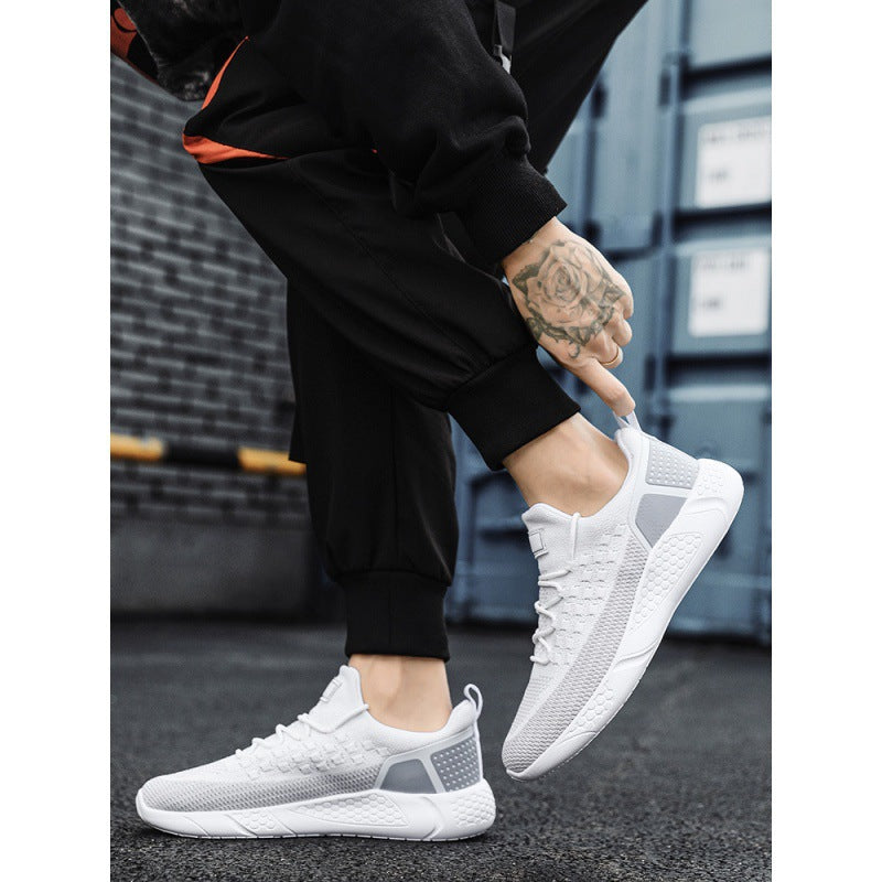 Damen Sportliche Leichtathletik Sneaker mit atmungsaktiver Struktur und dämpfender Sohle R&B