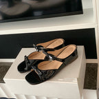 Damen Slipper mit elegantem Riemendesign und modischem Knoten R&B