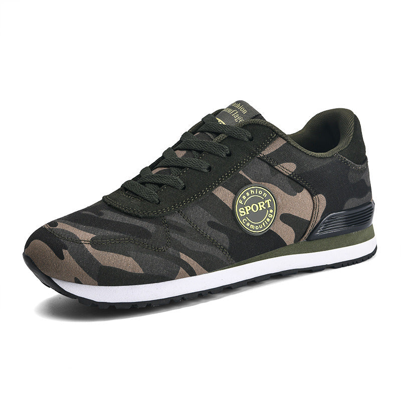 Damen Sportliche Sneakers mit Camouflage-Muster und dämpfender Sohle
