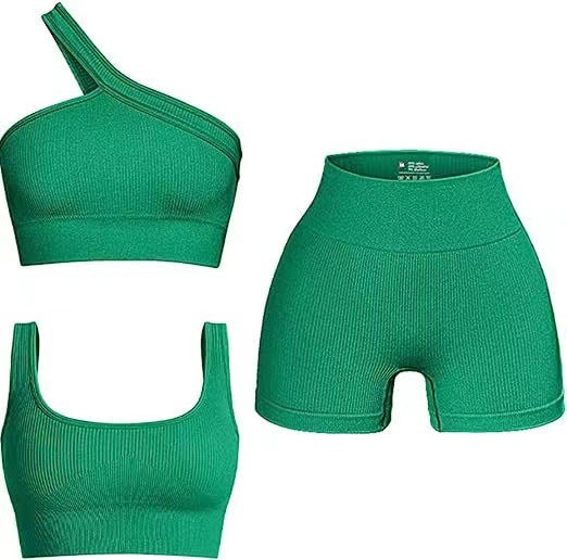 Damen Sport-BH und Shorts Set R&B