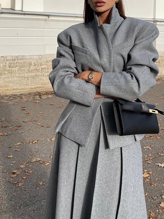 Damen Oversize Wollblazer im modernen Schnitt R&B