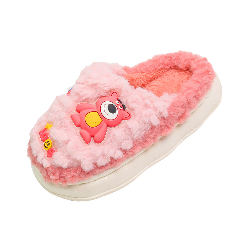 Damen Hausschuhe mit tierischem Motiv und flauschigem Futter