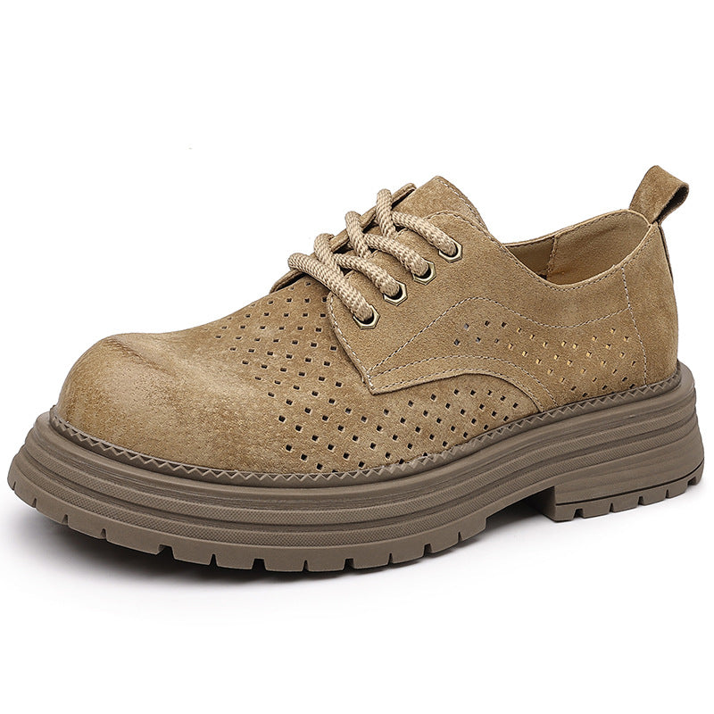 Damen modische Schnürschuhe mit atmungsaktiver Oberflächenstruktur R&B