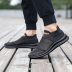 Damen Stricksneaker mit rutschfester Sohle und atmungsaktivem Obermaterial