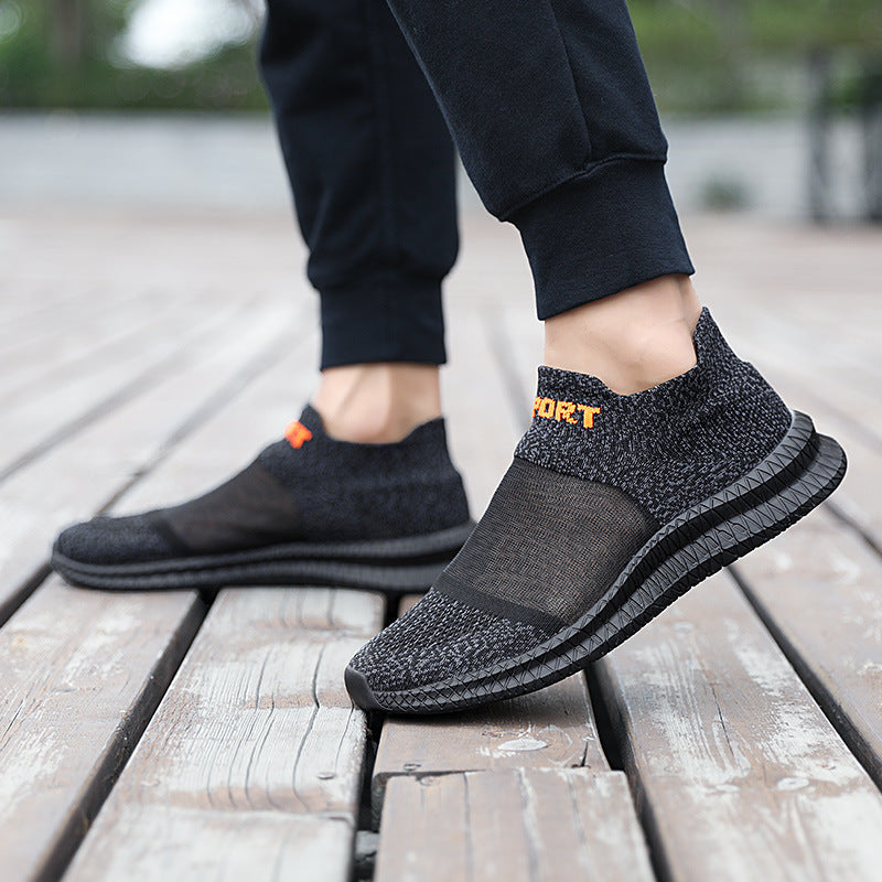 Damen Stricksneaker mit rutschfester Sohle und atmungsaktivem Obermaterial