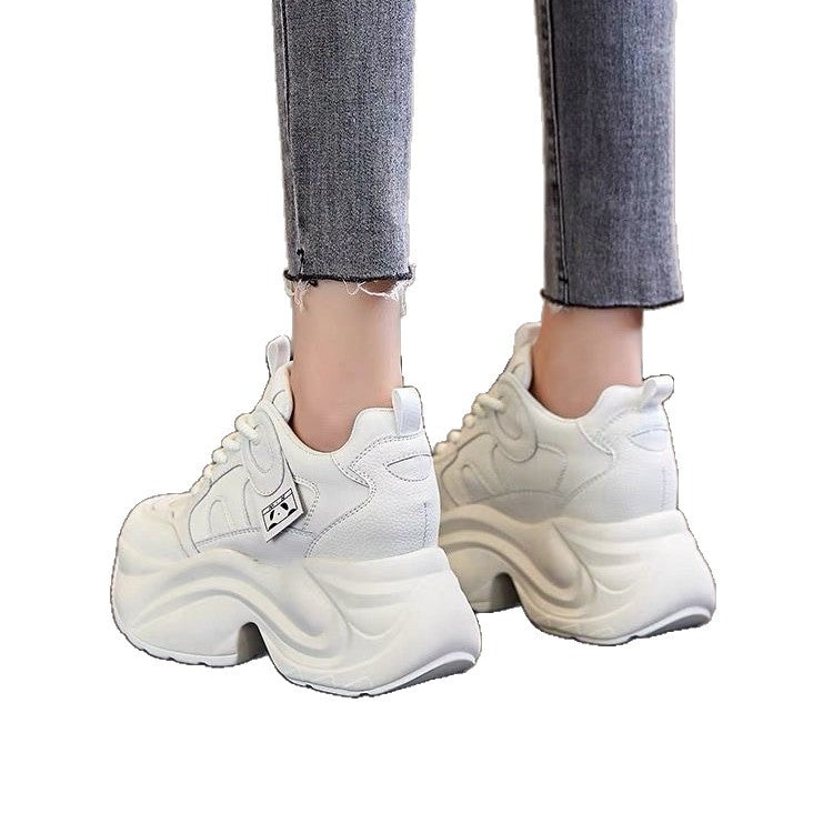 Damen modische Plateau-Sneaker