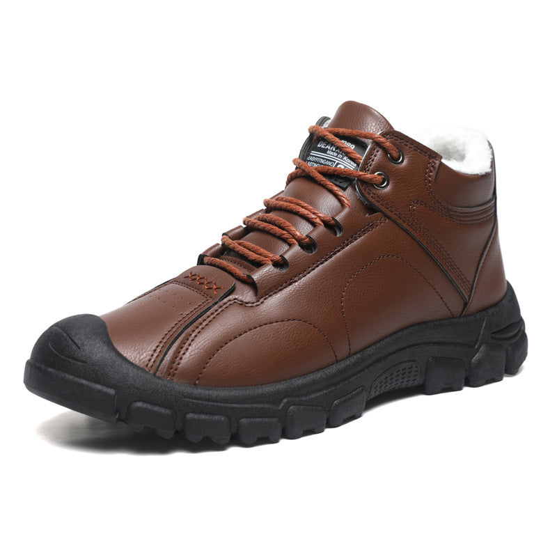Herren Robuste und warme Winterstiefel mit rutschfester Sohle R&B