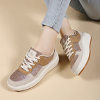 Damen Sneaker mit strukturiertem Obermaterial und dämpfender Sohle R&B