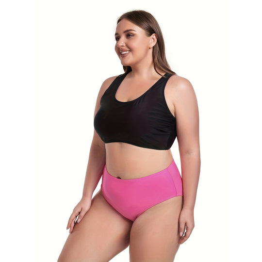 Damen Netz-Strandkleid mit lässigem Aufdruck R&B