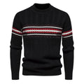Herren Strickpullover mit innovativem Zopfmuster und stilvollen Akzenten