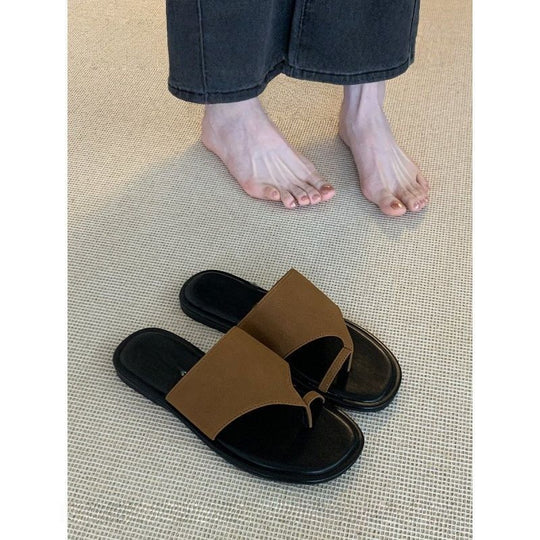 Damen Zehentrenner-Sandalen mit elegantem Riemendesign R&B