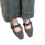 Damen Slingback-Ballerinas mit stilvoller Glitzerverzierung und komfortabler Sohle