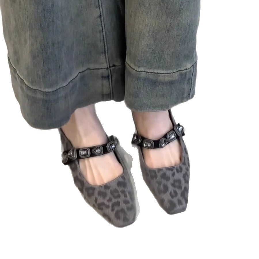 Damen Slingback-Ballerinas mit stilvoller Glitzerverzierung und komfortabler Sohle