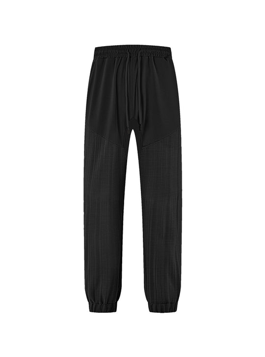 Damen sportliche Jogginghose mit elastischem Bund und strukturiertem Design R&B