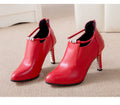 Damen Elegante Ankle Boots mit Metallic-Details R&B