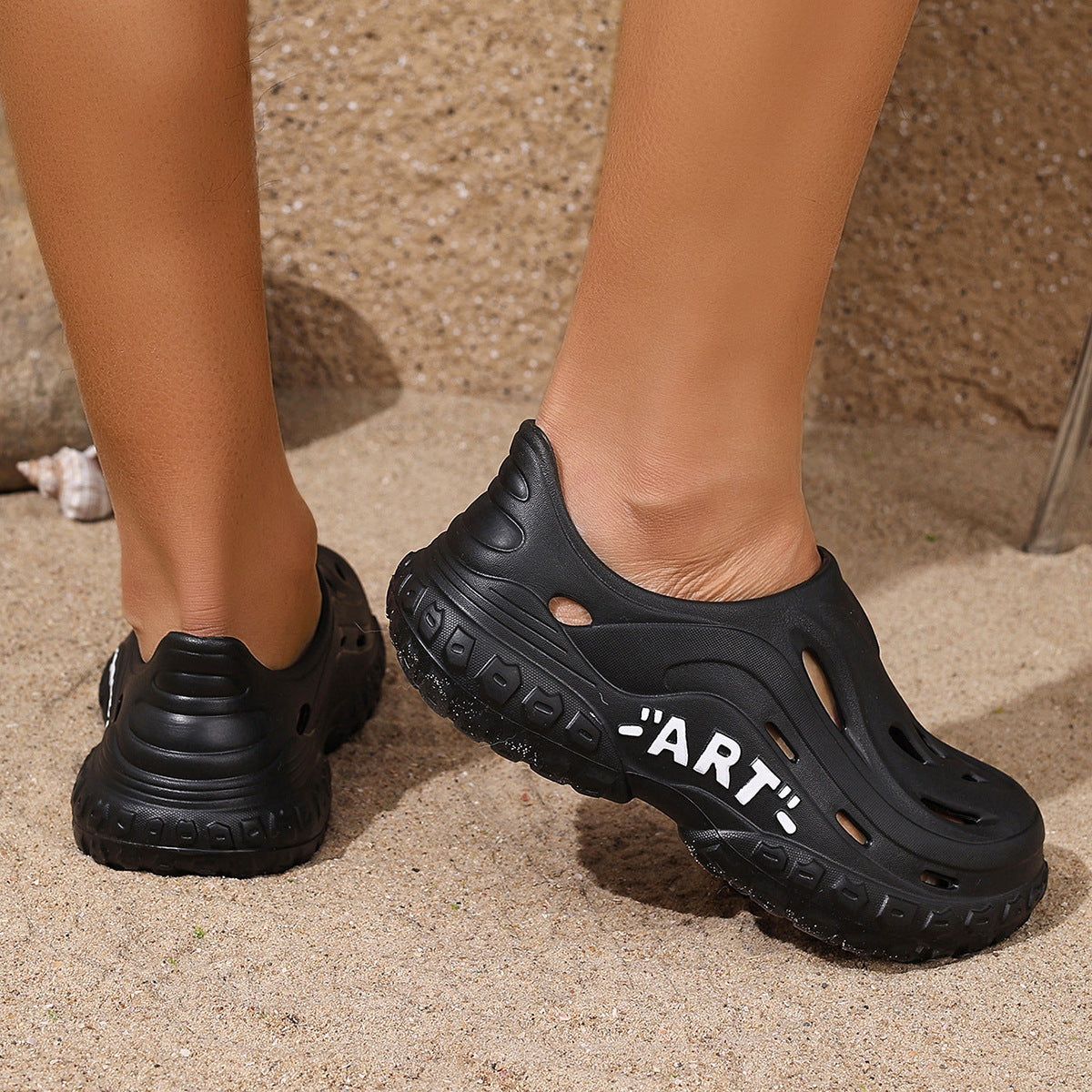 Damen Komfortable Clogs mit Luftlöchern R&B