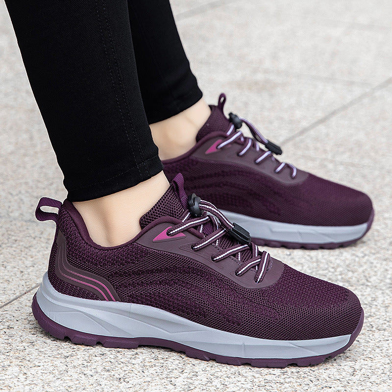 Damen Sportliche Lauf-Sneaker mit dämpfender Sohle und atmungsaktivem Obermaterial R&B