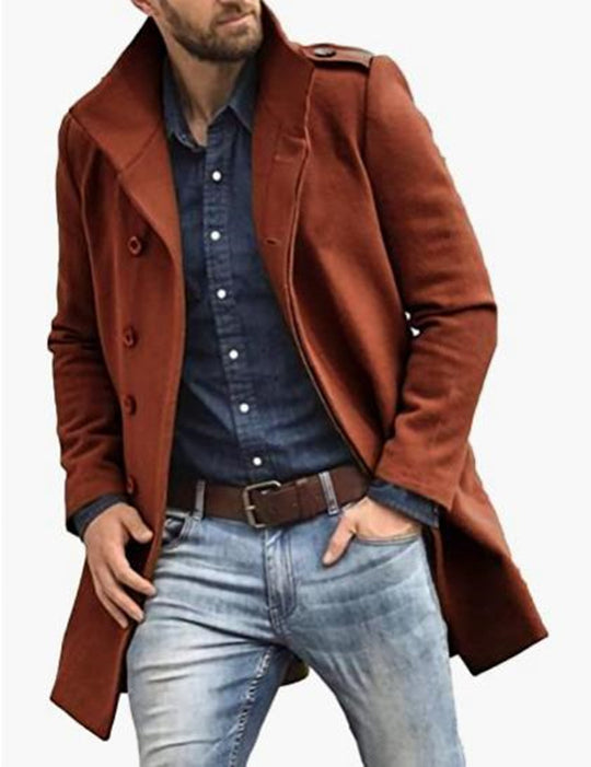 Herren modischer Mantel R&B