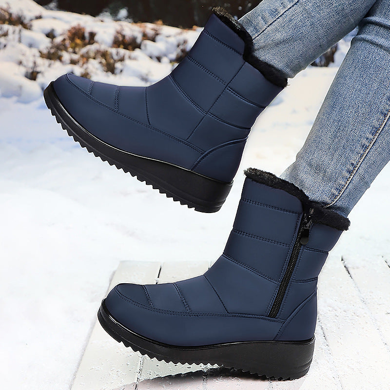 Damen Winterboots mit warmem Innenfutter und rutschfester Sohle
