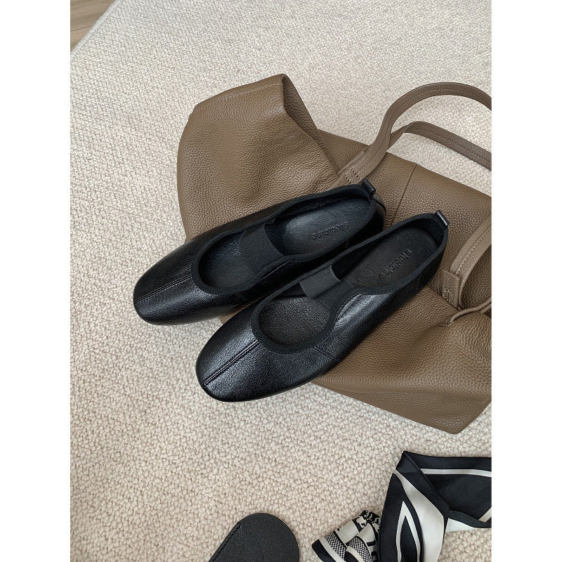 Damen Bequeme und elegante Ballerinas aus hochwertigem Leder R&B