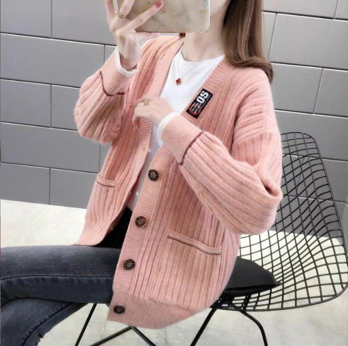 Damen Strickjacke mit strukturiertem Rippmuster und praktischen Taschen R&B