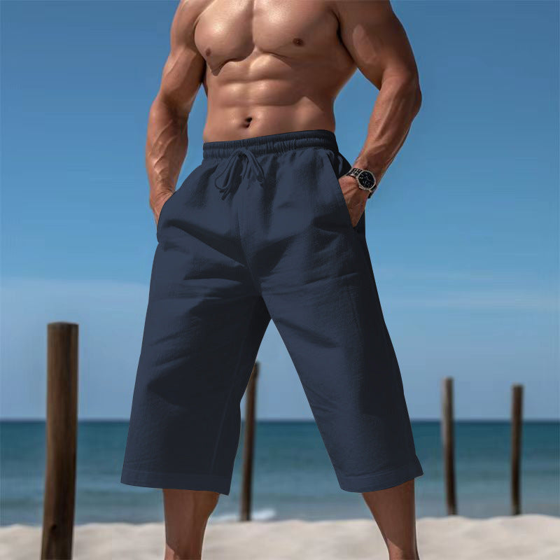 Herren nan städtische Sommerbermuda im klaren Schnitt mit Komfortbund R&B