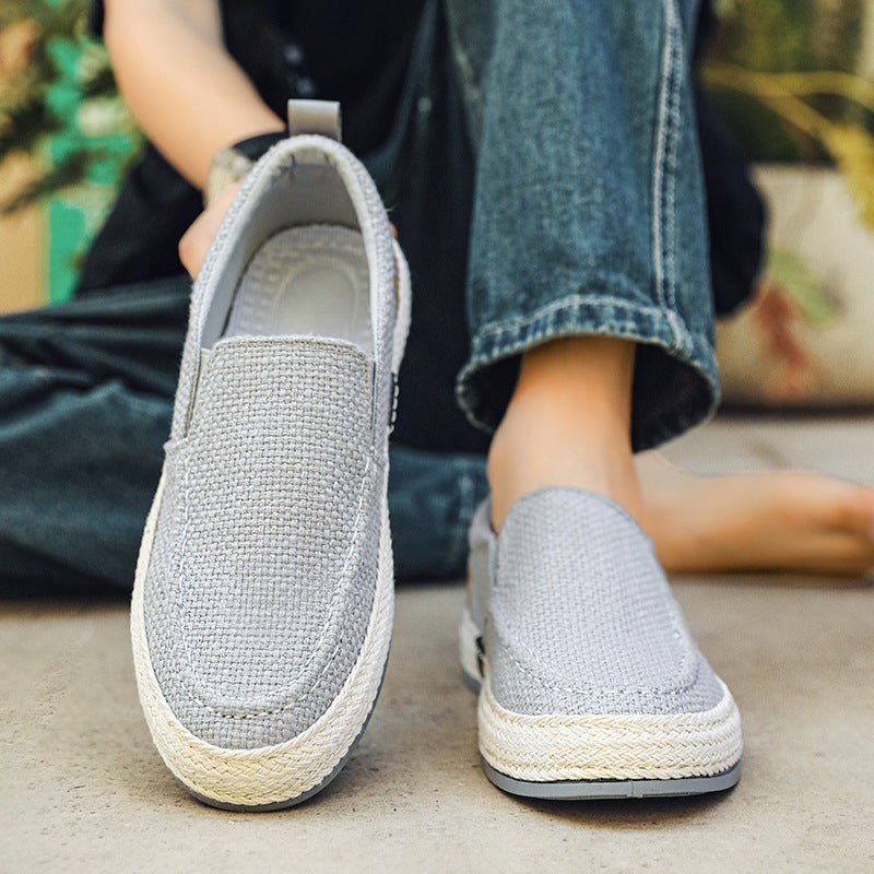 Damen lässige Slip-On Freizeitschuhe mit elastischem Innenfutter R&B