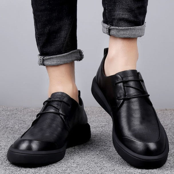 Herren Elegante Lederschuhe mit atmungsaktiver Innensohle und rutschfester Sohle R&B