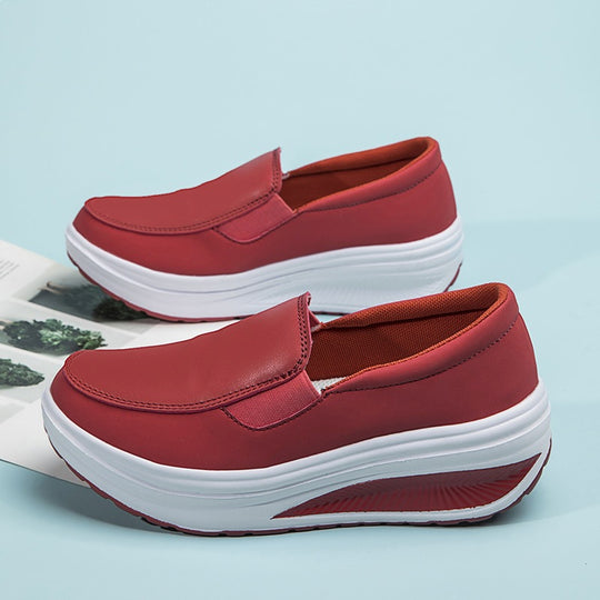 Damen Komfortable Slip-On Sneakers mit gepolsterter Sohle R&B