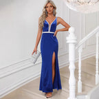 Damen Luxus Abendkleid R&B