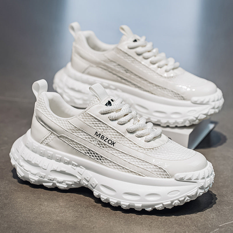 Damen Sportliche Chunky Sneakers mit atmungsaktiver Mesh-Oberfläche und flexibler Laufsohle R&B