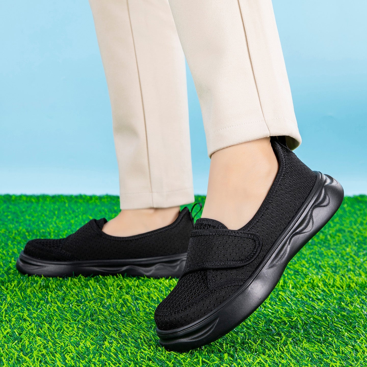 Damen Atmungsaktive Komfort-Sneaker R&B