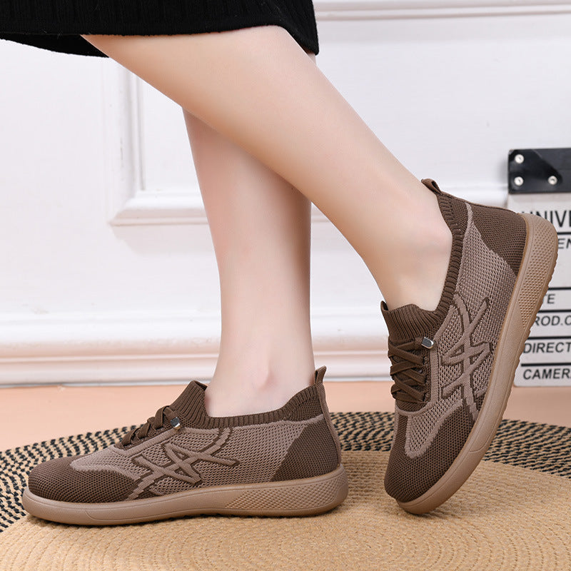Damen Freizeit Sneaker mit elastischem Einschlupf R&B