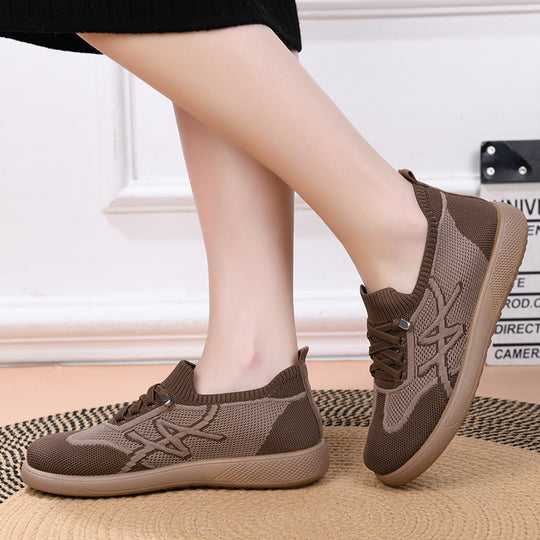Damen Freizeit Sneaker mit elastischem Einschlupf R&B