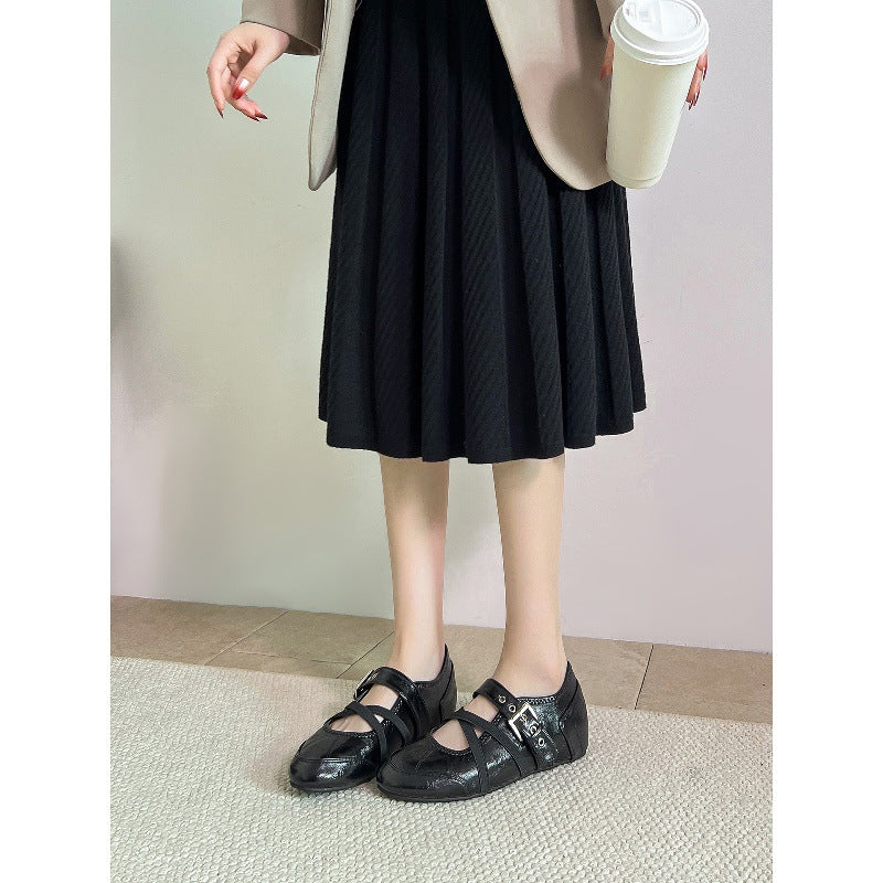 Damen Ballerinas mit verstellbaren Riemchen und komfortabler Innensohle