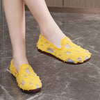 Damen luftige Slip-On Schuhe mit modischem Lochdesign R&B