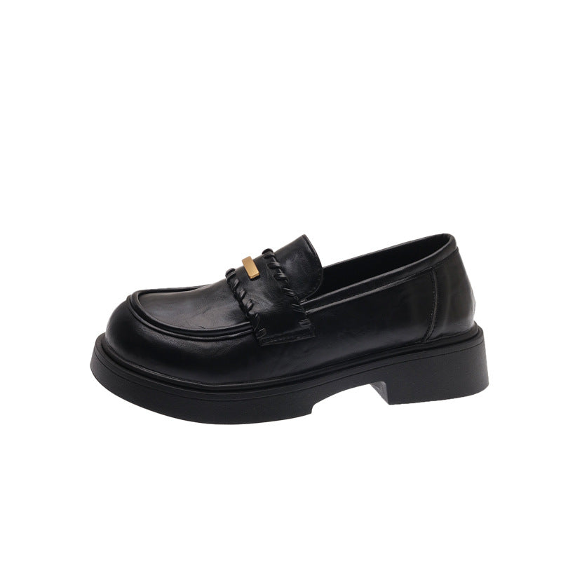 Damen Loafers mit komfortabler Sohle und modischem Riemen R&B