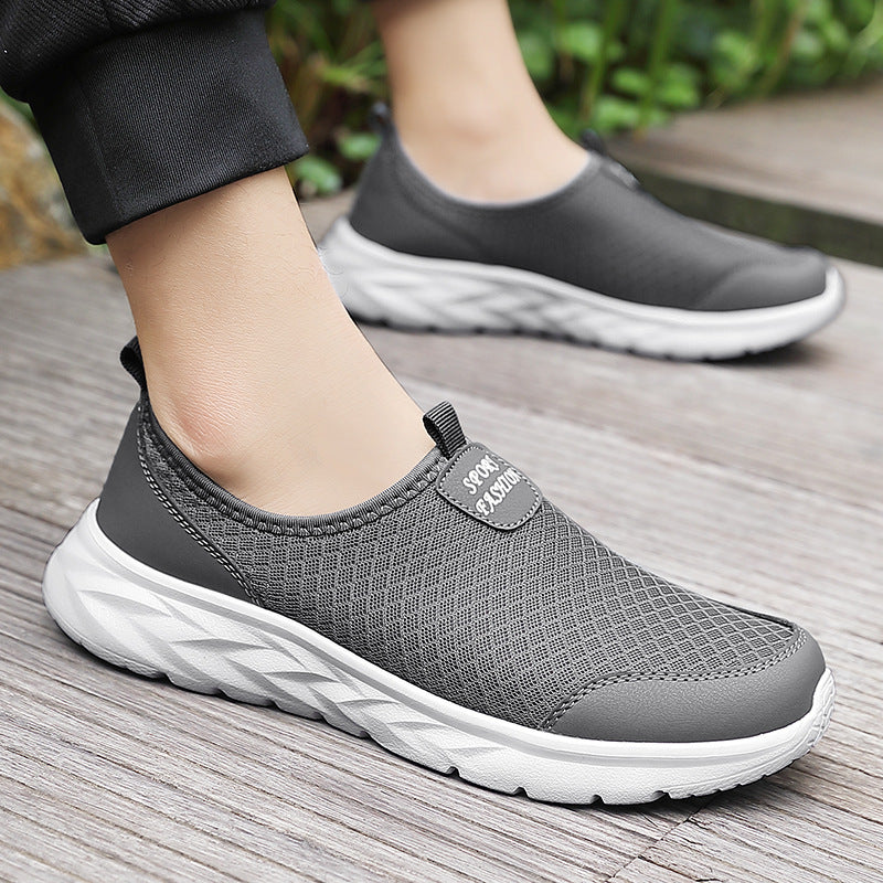 Damen Atmungsaktive Slip-On Sportschuhe mit rutschfester Sohle