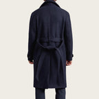 Herren eleganter und hochwertiger Wollmantel R&B
