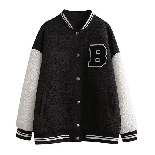 Damen Sportliche Bomberjacke mit strukturiertem Obermaterial und eleganten Details R&B