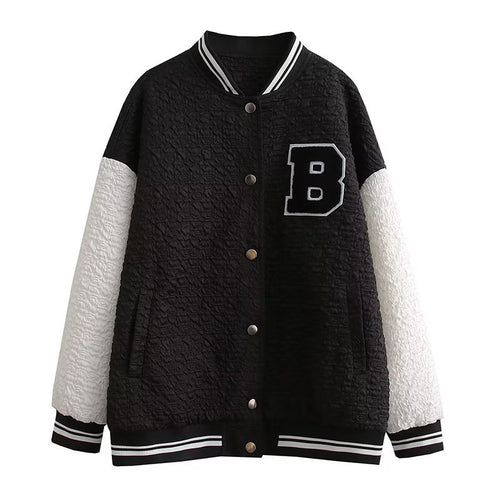 Damen Sportliche Bomberjacke mit strukturiertem Obermaterial und eleganten Details R&B