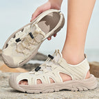 Damen Atmungsaktive Freizeit-Sandalen mit verstellbarem Schnürsystem R&B