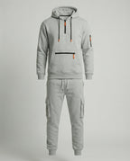 Freizeitanzug Herren mit Hoodie und Cargo Jogginghose