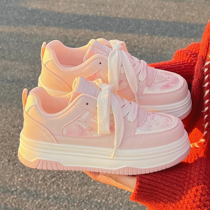 Damen Bequeme Sport Sneakers mit modischem Design und dämpfender Sohle