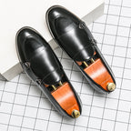Damen elegante Mokassins mit modischen Schnallen